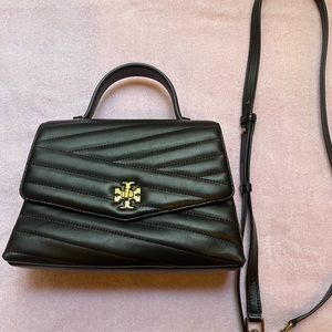 Tory Burch Kira Top Handle, Black